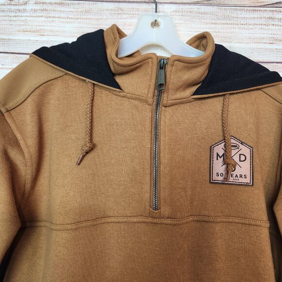 DRI DUCK Men's M Pullover Hooded Sweater Kangaroo Pocket Fleece Lined Helena 50 - Picture 2 of 16